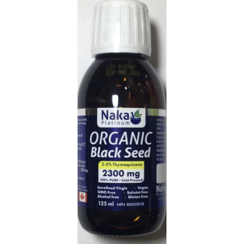 ORGANIC BLACK SEED OIL 125ML