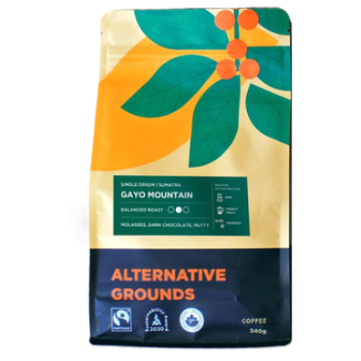 ORGANIC COFFEE BEANS SUMATRA DARK 340G