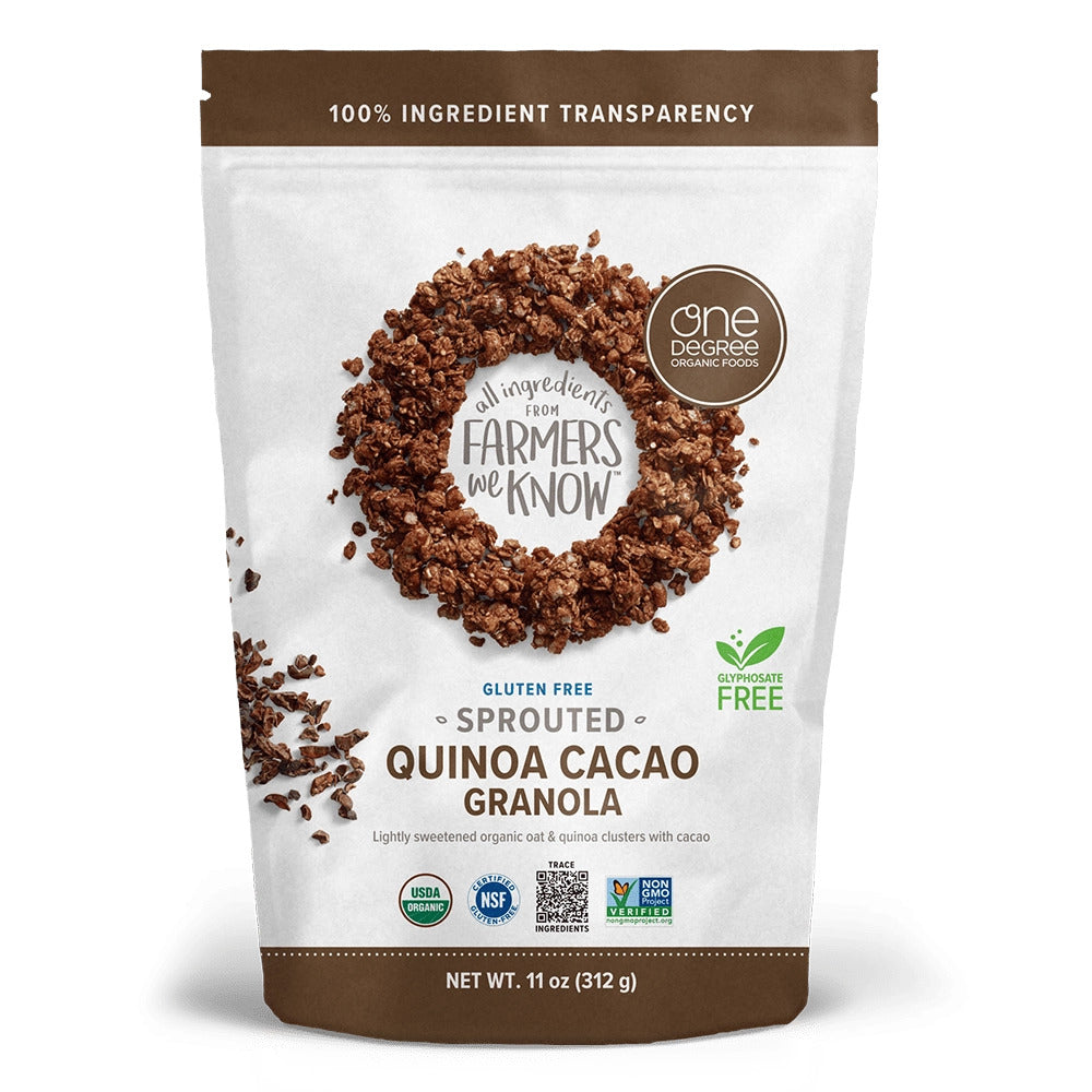 SPROUTED OAT GRANOLA QUINOA CACAO 312G