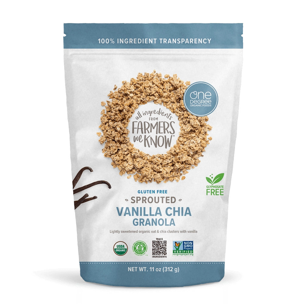SPROUTED OAT GRANOLA VANILLA CHIA 312G