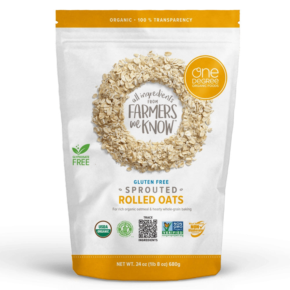 ORGANIC SPROUTED ROLLED OATS 680G