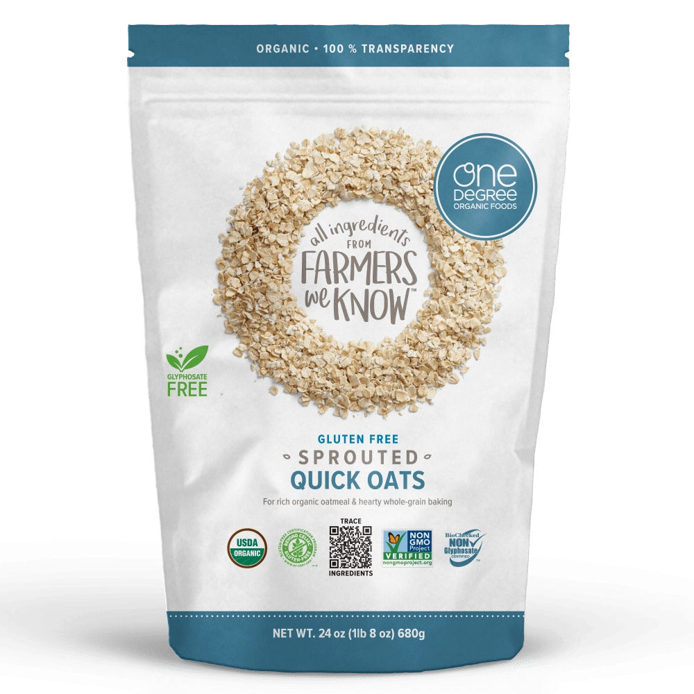 ORGANIC SPROUTED QUICK OATS 680G