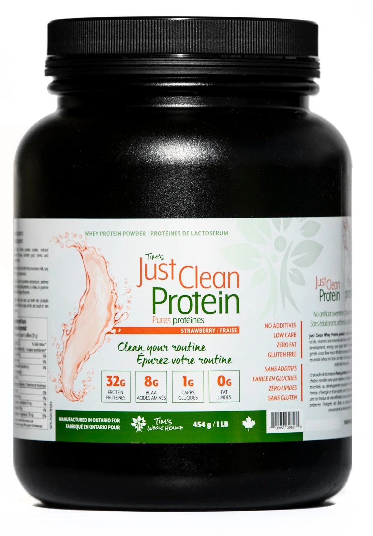 STRAWBERRY WHEY PROTEIN 1LB