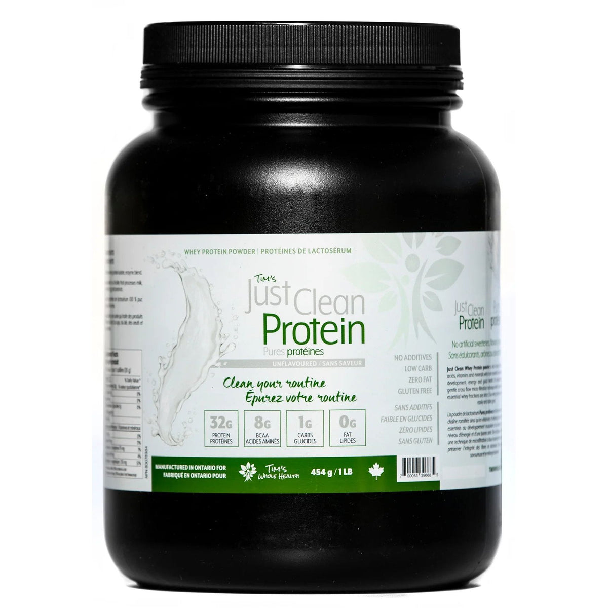 UNFLAVOURED WHEY PROTEIN 1LB