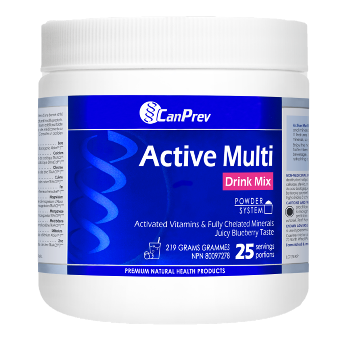 ACTIVE MULTI POWDER BLUEBERRY 219G