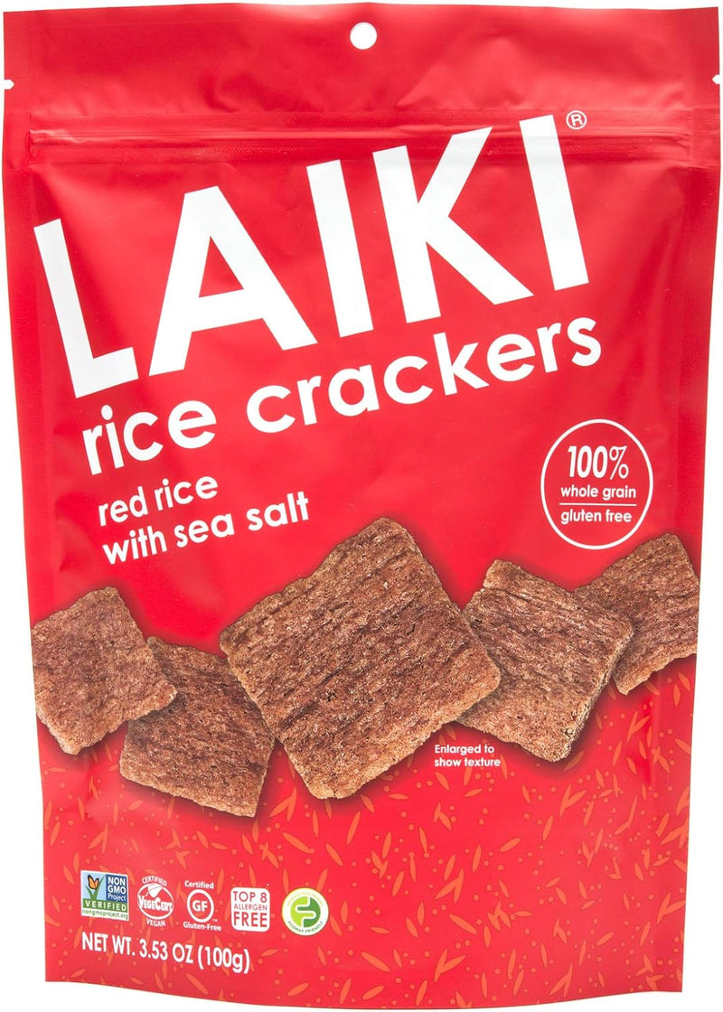 RED RICE CRACKERS 100G