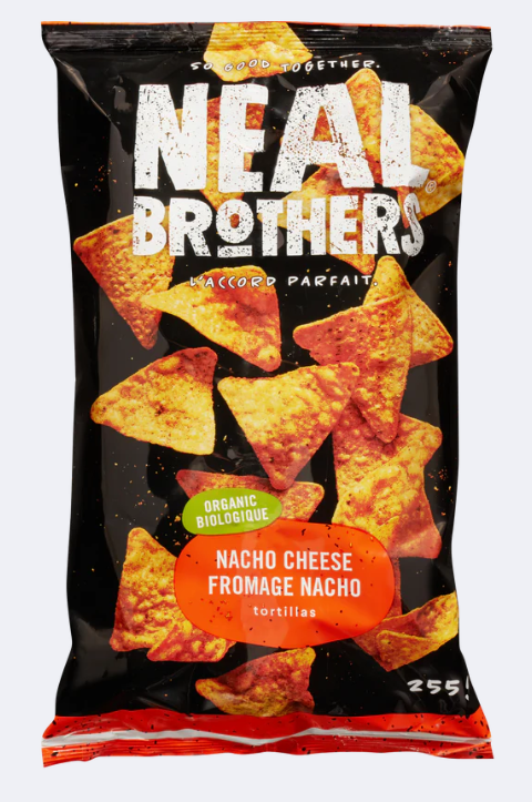 ORGANIC NACHO CHEESE TORTLLA CHIPS 255G