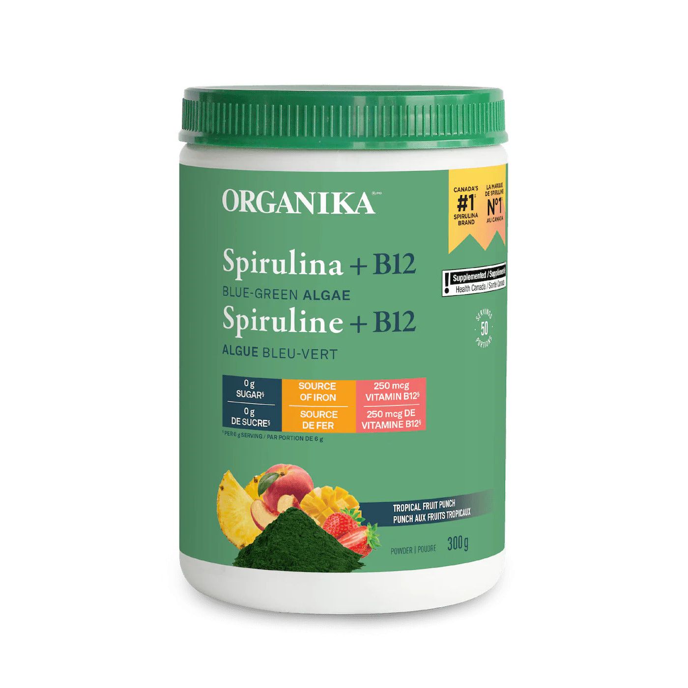 SPIRULINA + B12 POWDER 300G