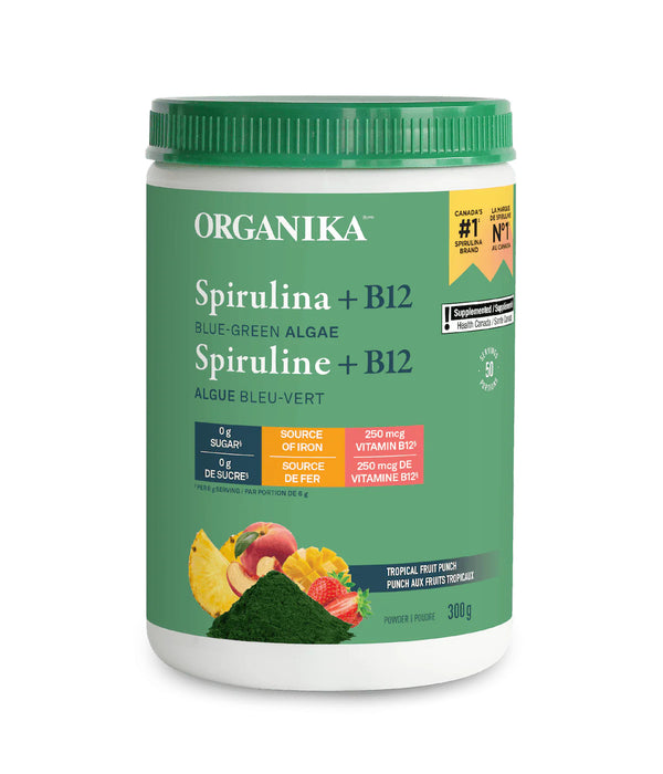 SPIRULINA + B12 POWDER 300G