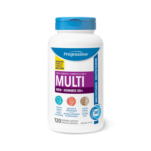 MULTIVITAMIN FOR MEN 50+ 120C