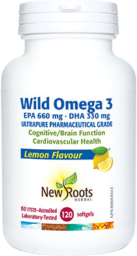 WILD OMEGA-3 EPA 660MG DHA 330MG LEMON FLAVOUR 120SG