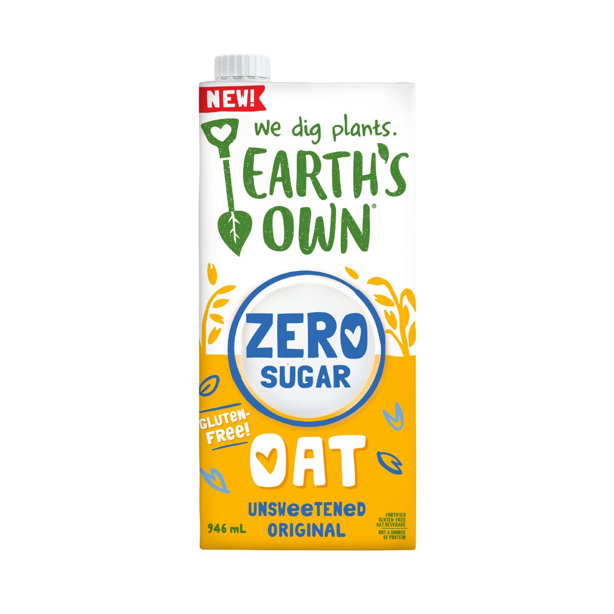OAT MILK ZERO SUGAR UNSWEETENED ORIGINAL 946ML