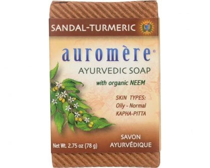 SANDAL-TURMERIC AYURVEDIC SOAP 78G