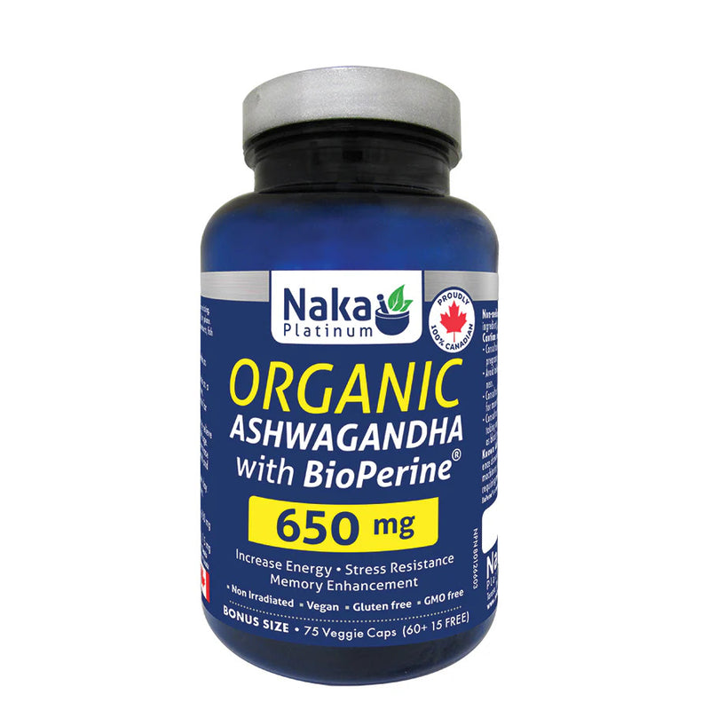 ASHWAGANDHA WITH BIOPERINE 75C