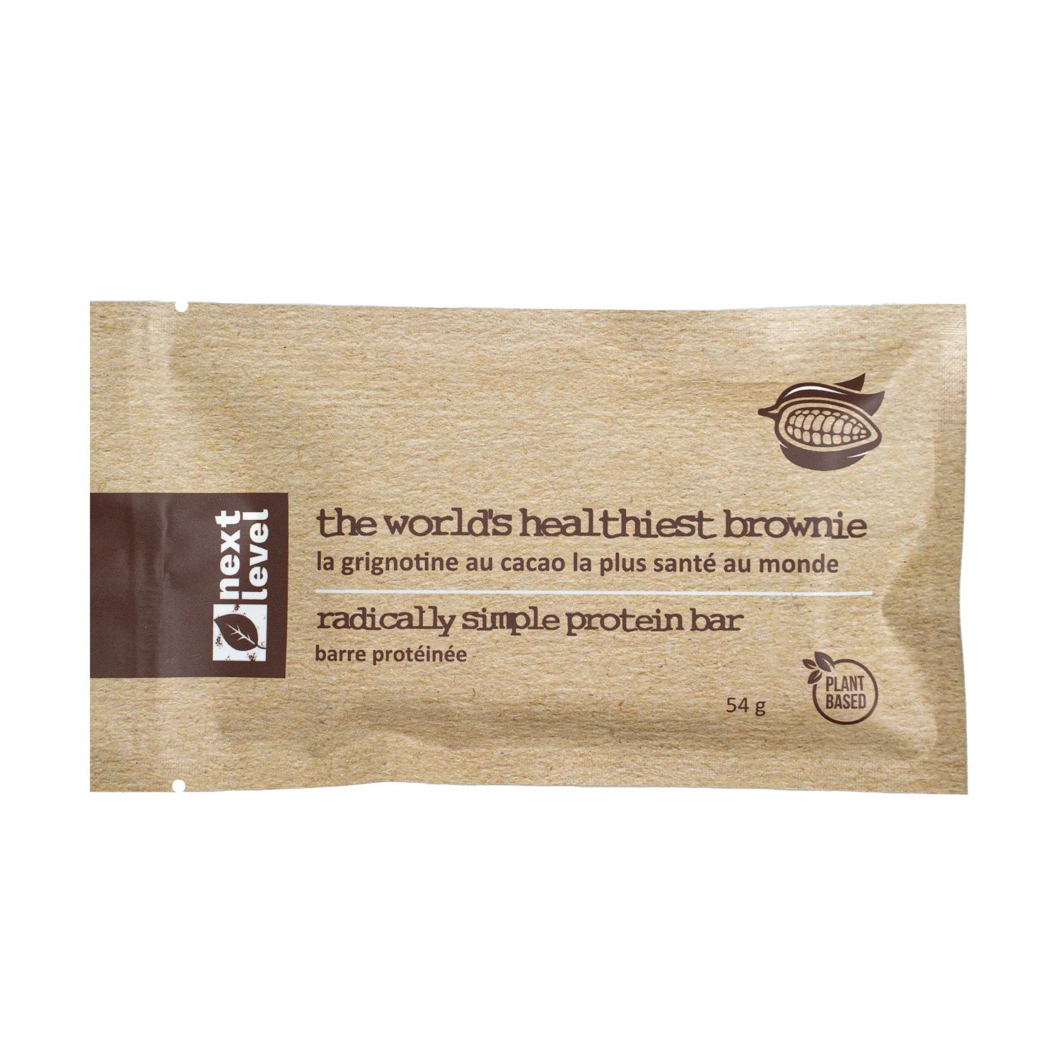 THE WORLD'S HEALTHIEST BROWNIE - PROTEIN BAR 54G