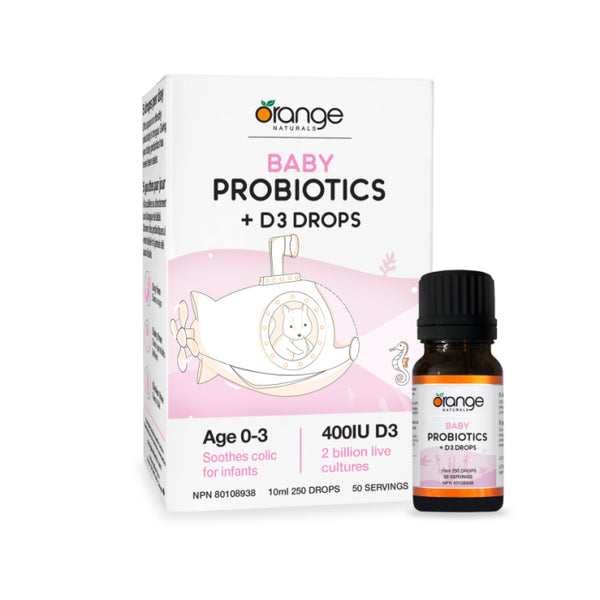 BABY PROBIOTICS + D3 DROPS 10ML