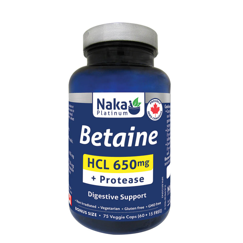 BETAINE HCL 650MG 75C