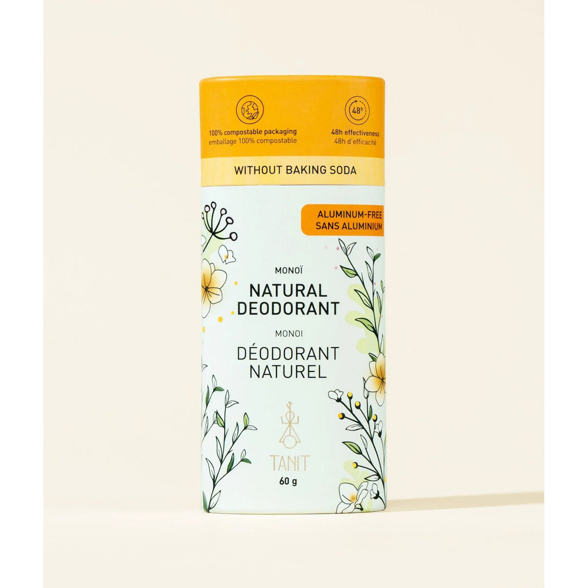 NATURAL SOLID DEODORANT MONOI 60G