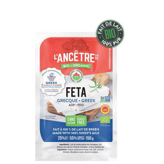 ORGANIC CHEESE SHEEP FETA 150G