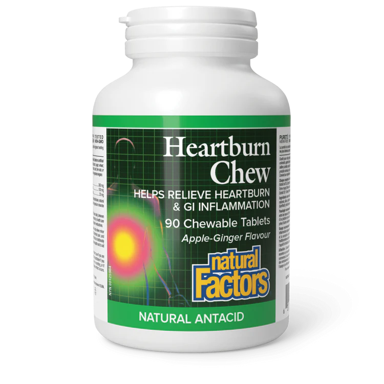 HEARTBURN CHEW 90 CHEWS APPLE-GINGER FLAVOUR