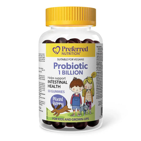 PROBIOTIC FOR KIDS 1 BILLION 50 GUMMIES - MIXED BERRY