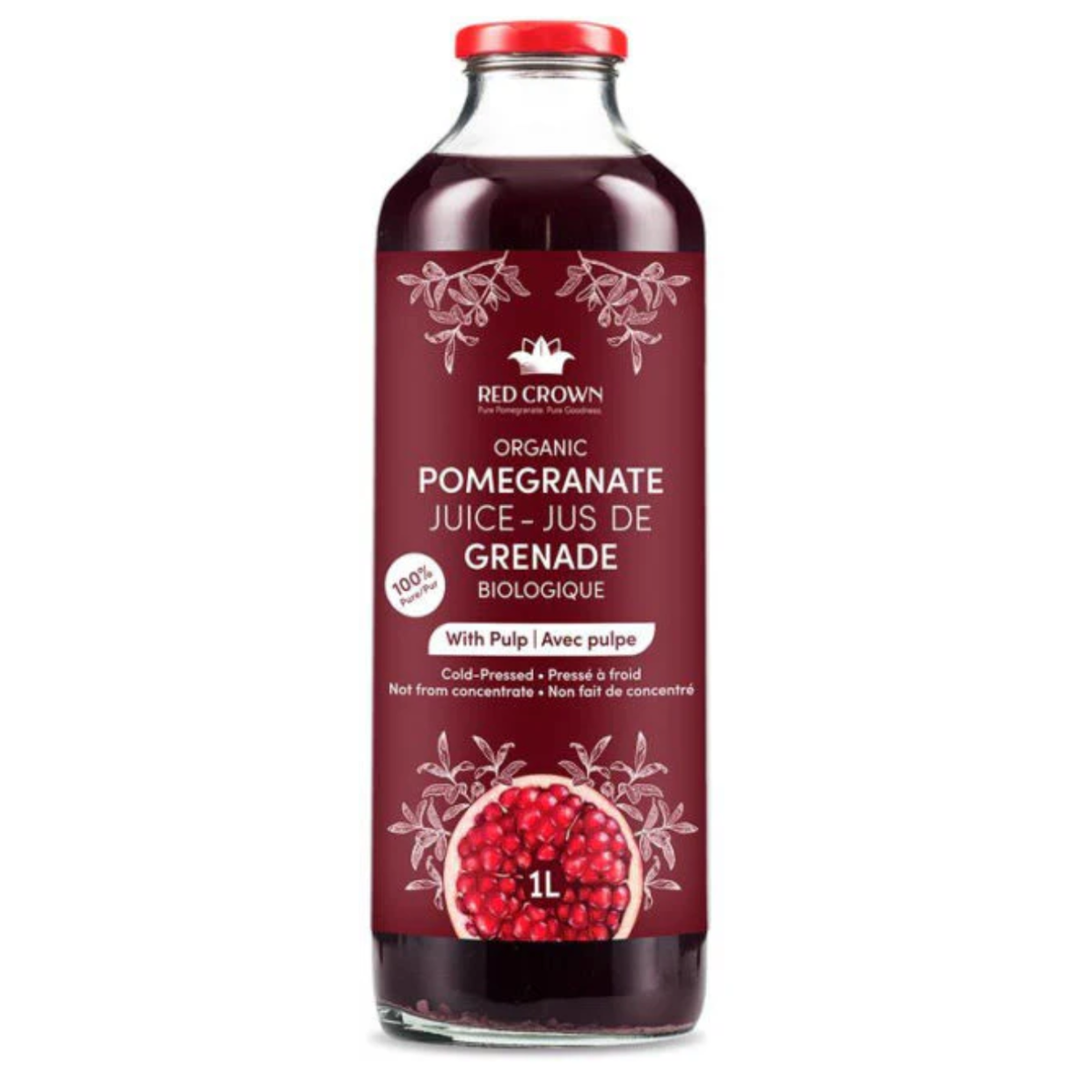 ORGANIC POMEGRANATE JUICE (WITH PULP) 1L