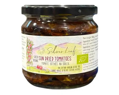 ORGANIC GREEK SUNDRIED TOMATOES IN OLIVE OIL