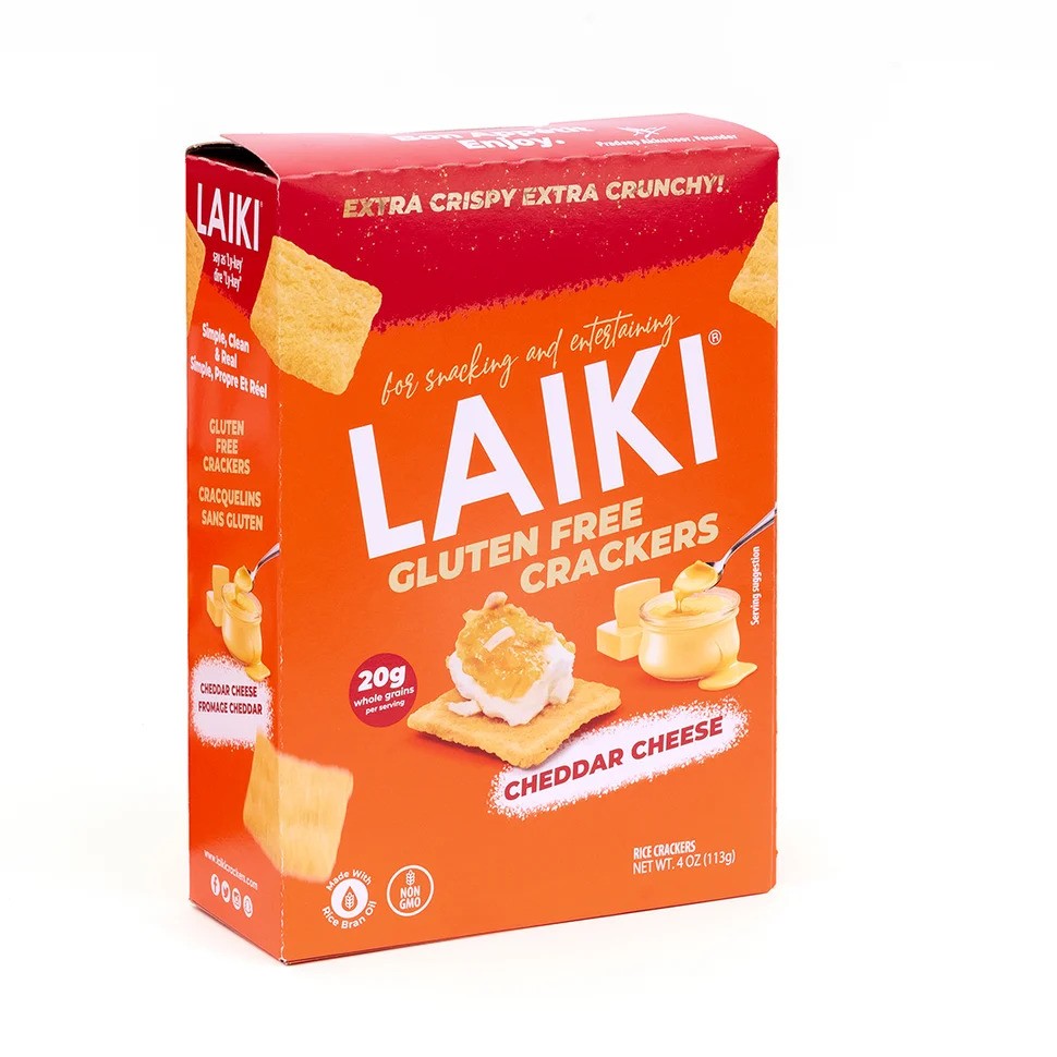 CHEDDAR CHEESE GLUTEN-FREE CRACKERS 113G