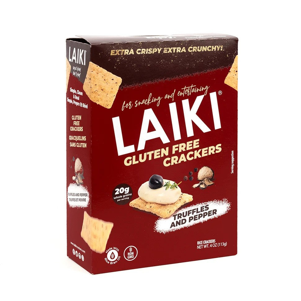 TRUFFLE & PEPPER GLUTEN-FREE CRACKERS 113G