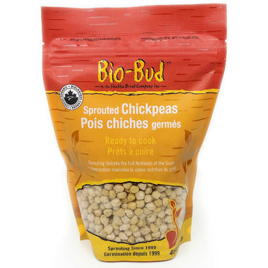 ORGANIC CHICKPEAS SPROUTED 454G