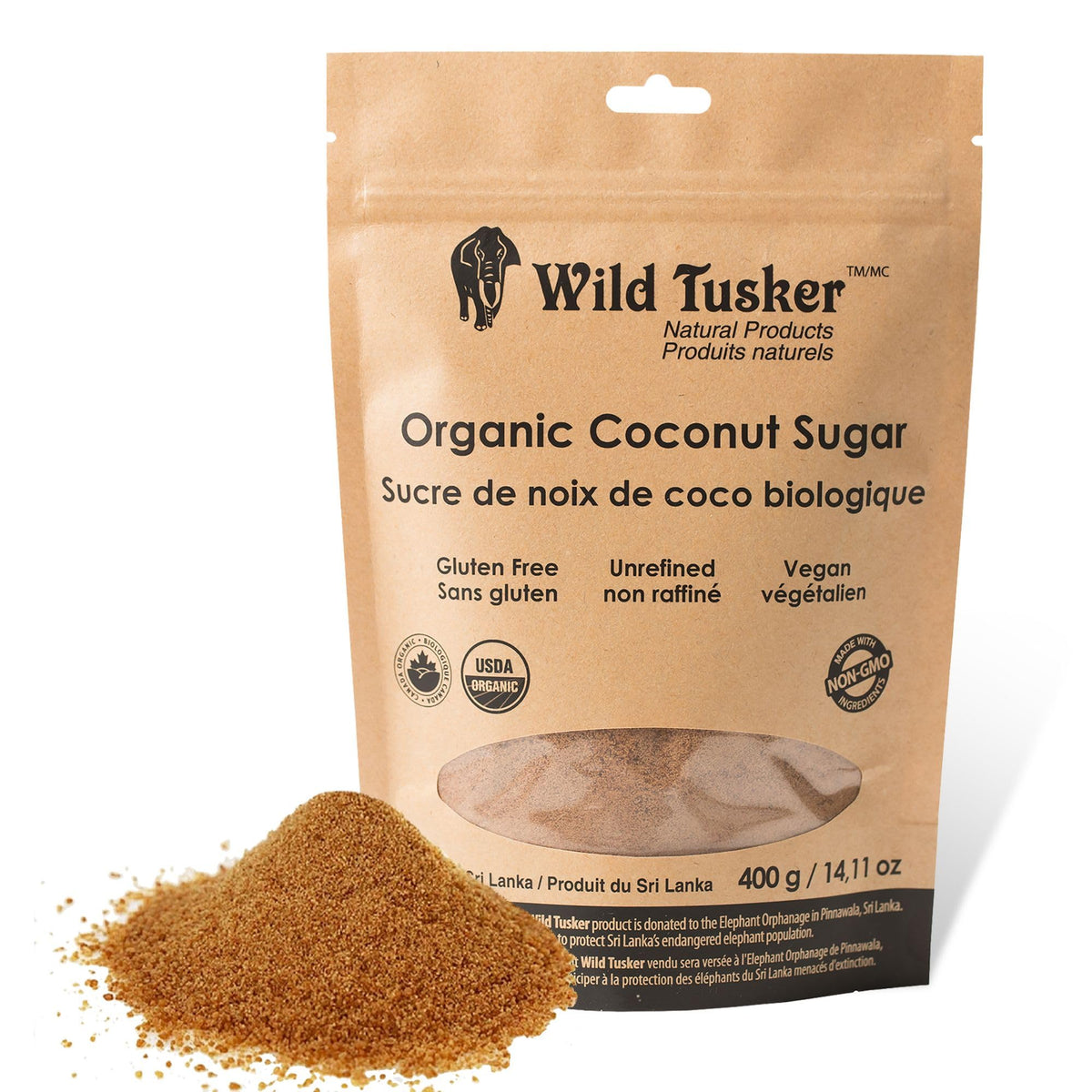 ORGANIC COCONUT SUGAR 400G