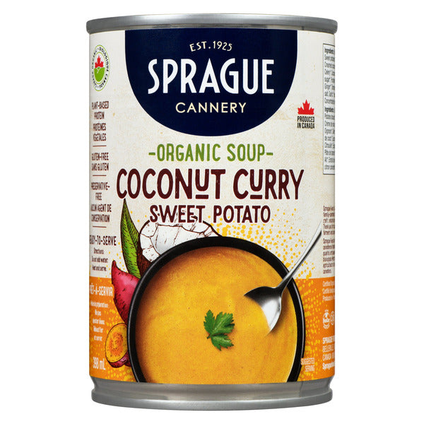 SWEET POTATO COCONUT CURRY ORGANIC SOUP