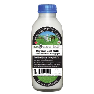 ORGANIC GOAT MILK (GLASS) 1L