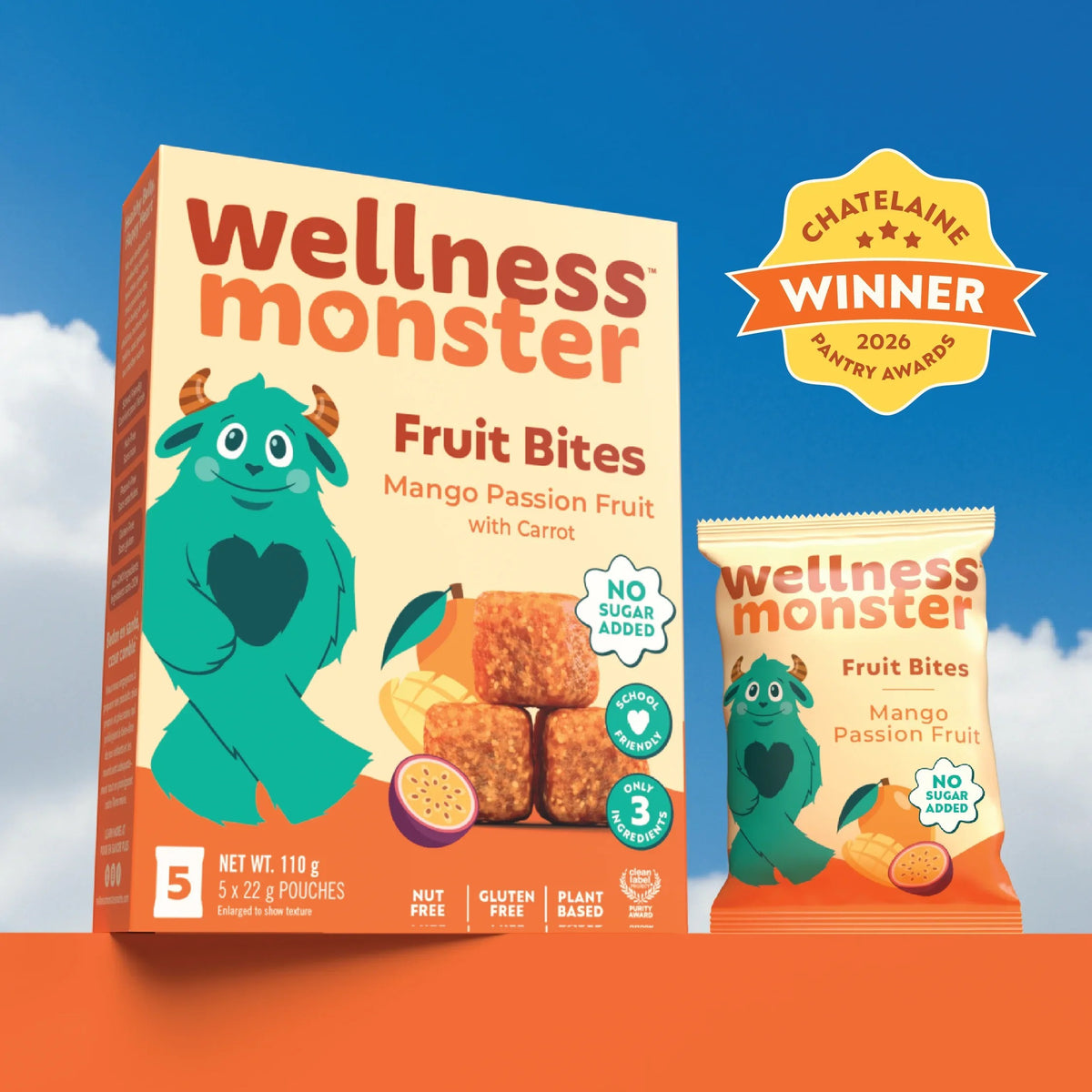 FRUIT BITES MANGO PASSION FRUIT 5PK