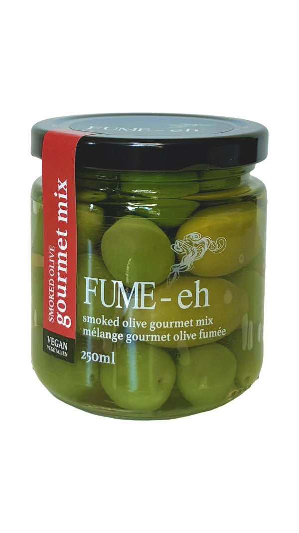 SMOKED OLIVES GOURMET MIX 250ML