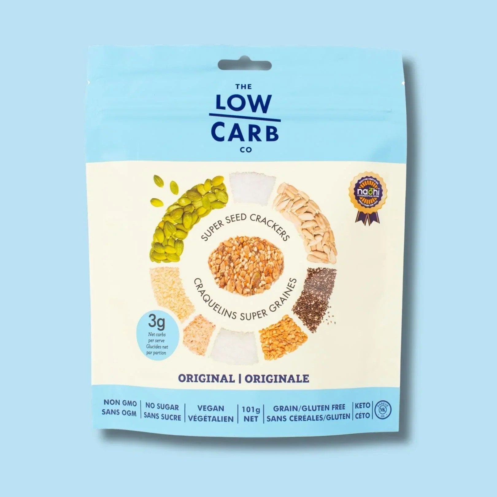 ORIGINAL SUPER SEED CRACKERS 101G