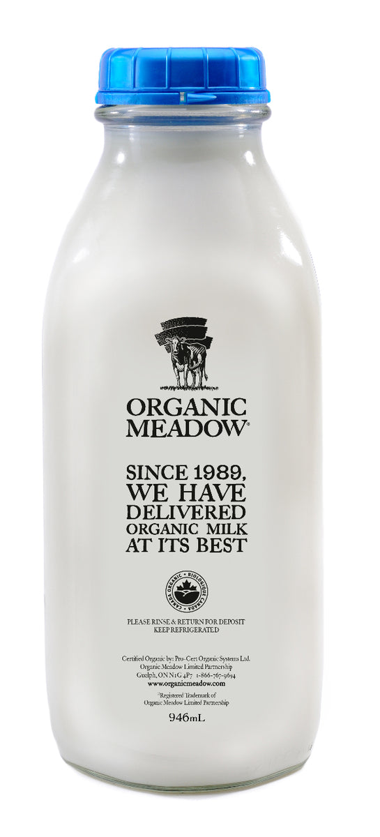 ORGANIC MILK 2% (GLASS) 1L