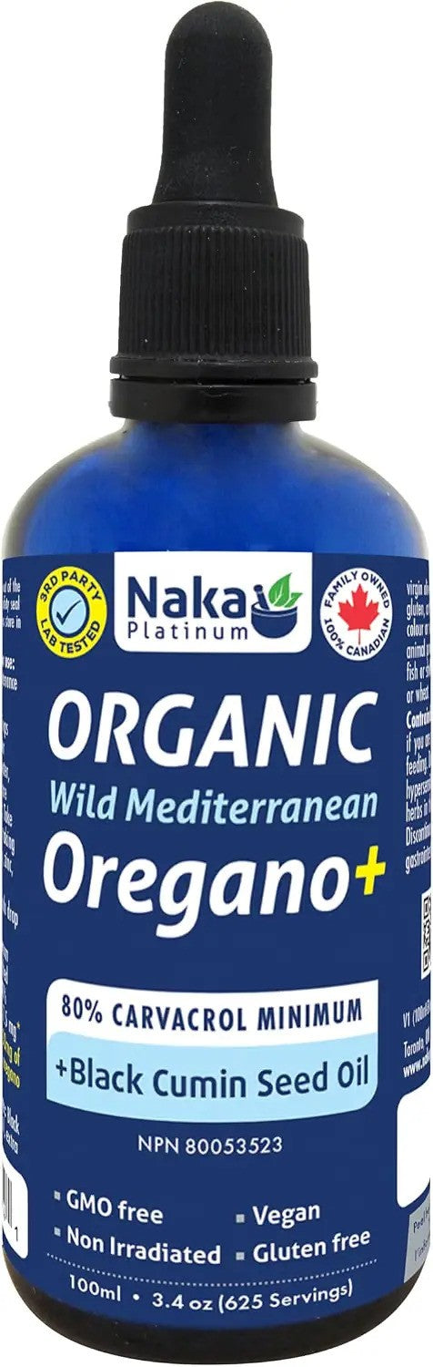 OREGANO + BLACK CUMIN OIL 100ML