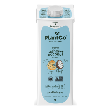 ORGANIC CASHEW + COCONUT MILK 1L