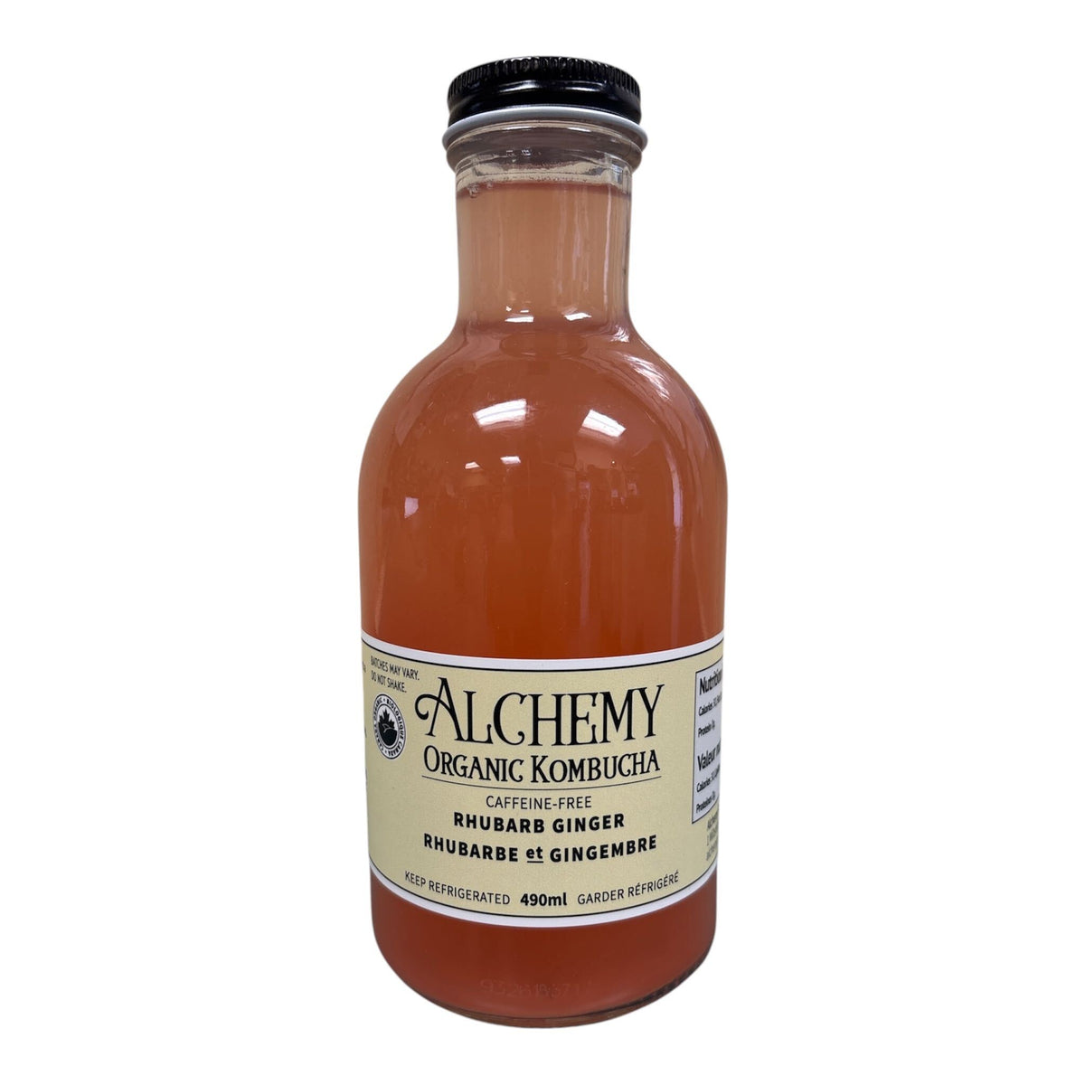 KOMBUCHA RHUBARB GINGER 490ML