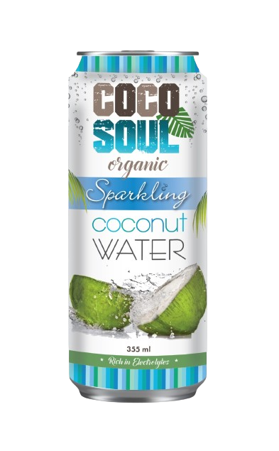 SPARKLING ORGANIC COCONUT WATER 355ML