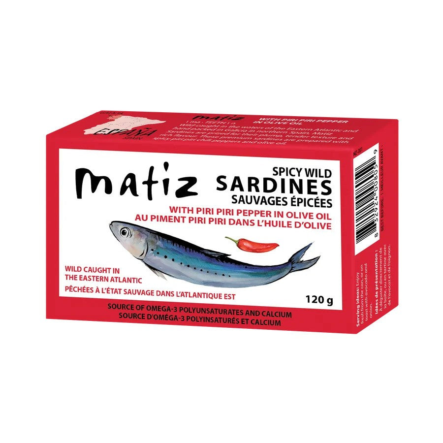 SPICY WILD SARDINES WITH PIRI PIRI