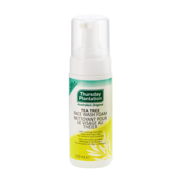 ORGANIC TEA TREE FOAM FACE WASH