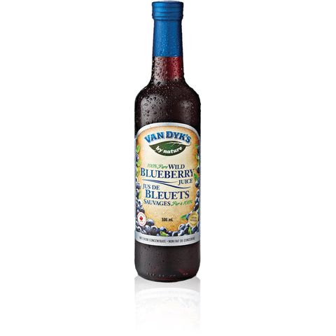 100% PURE WILD BLUEBERRY JUICE 500ML