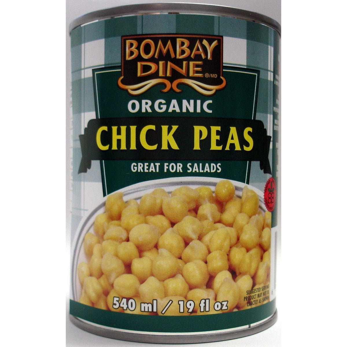 ORGANIC CHICK PEAS 540ML