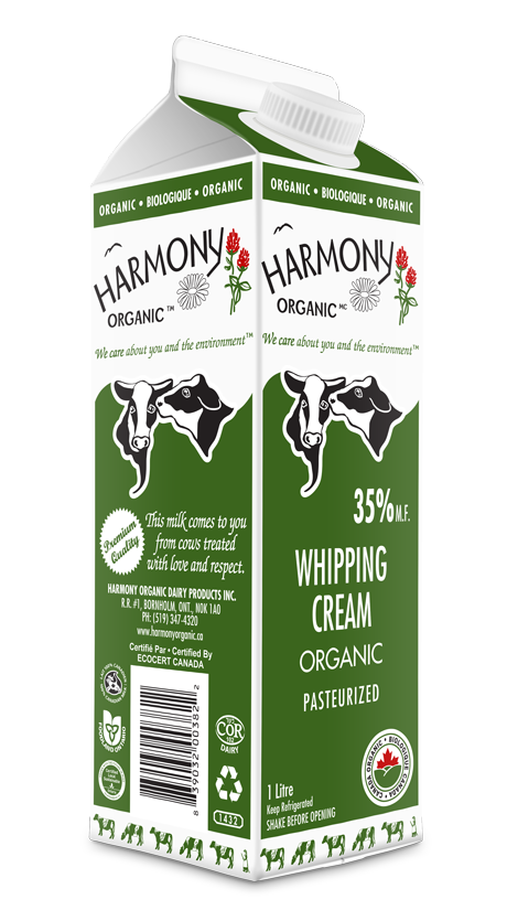 ORGANIC 35% WHIPPING CREAM (CARTON) 1L