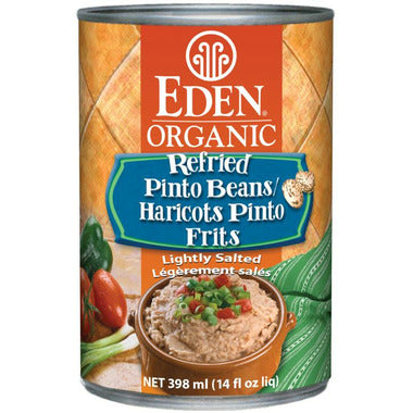 ORGANIC REFRIED PINTO BEANS 398ML