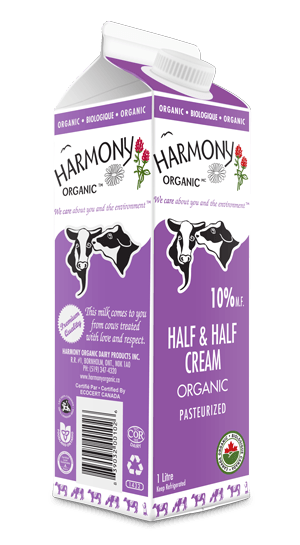 ORGANIC HALF & HALF 10% CREAM (CARTON) 1L