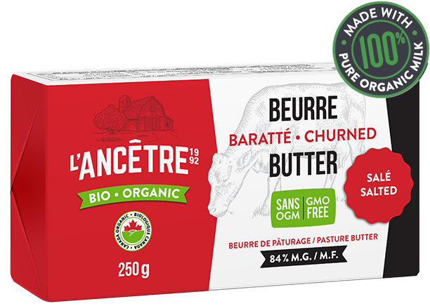 ORGANIC SALTED BUTTER 250G