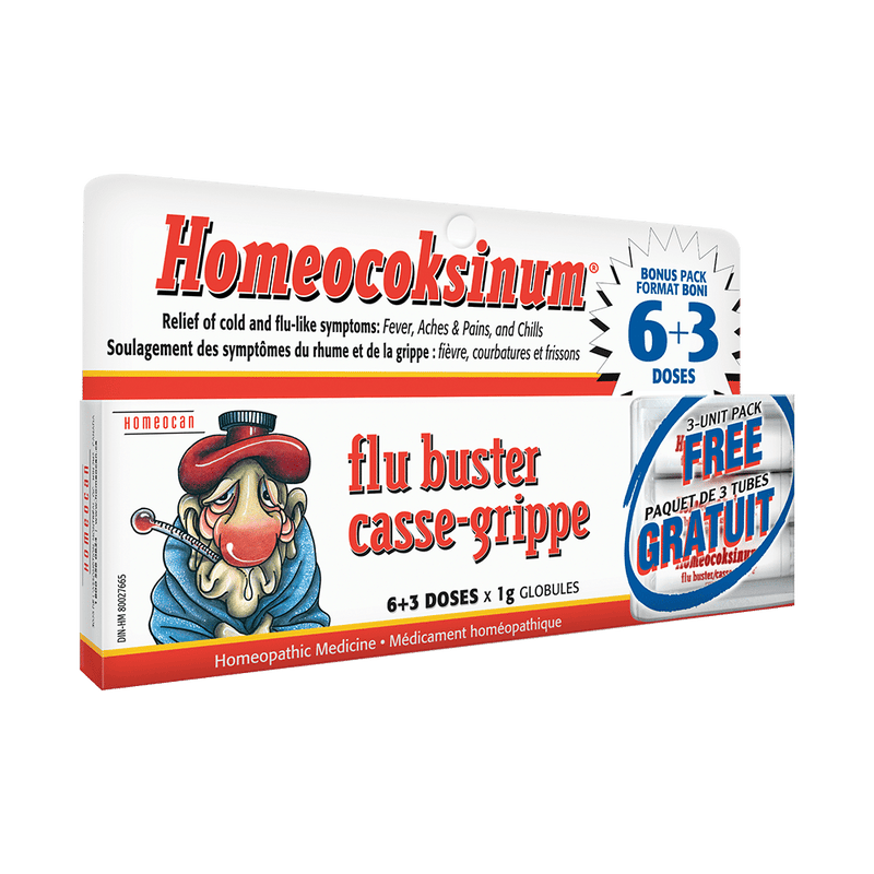 HOMEOCOKSINUM FLU BUSTER 6+3 DOSES